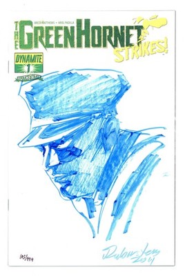 Green Hornet Strikes #1 Rubinstein DF Sketch Variant FN 6.0 2010