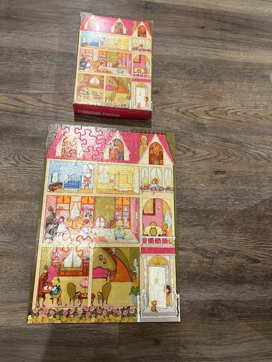 VINTAGE 1972 COMPLETE SPRINGBOK PUZZLE TIME PIECES