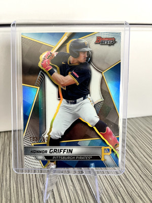 2025 Bowmans Best Konnor Griffin /150 tp 27 Blue X Factor Pirates | eBay