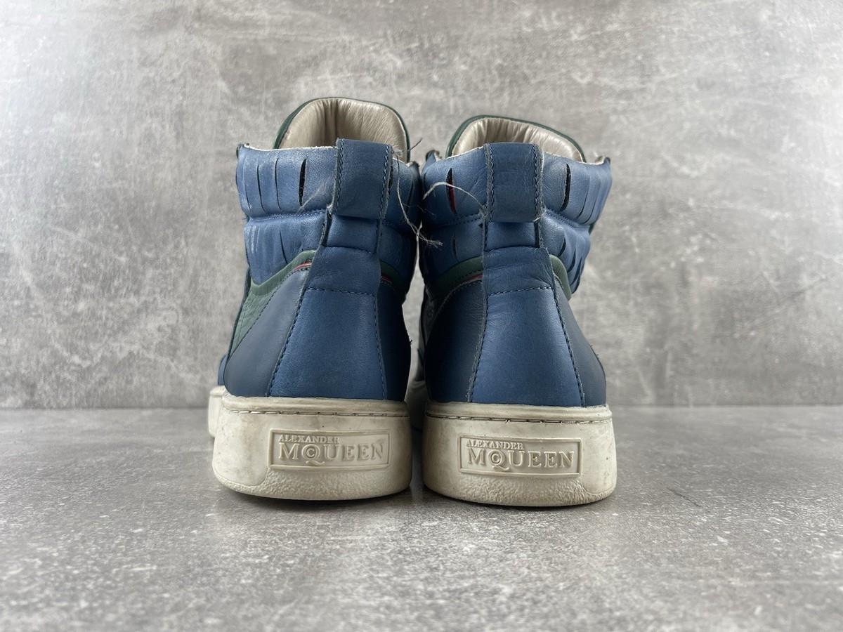 Alexander McQueen x Puma Archive High Top Sneakers Leathe Green