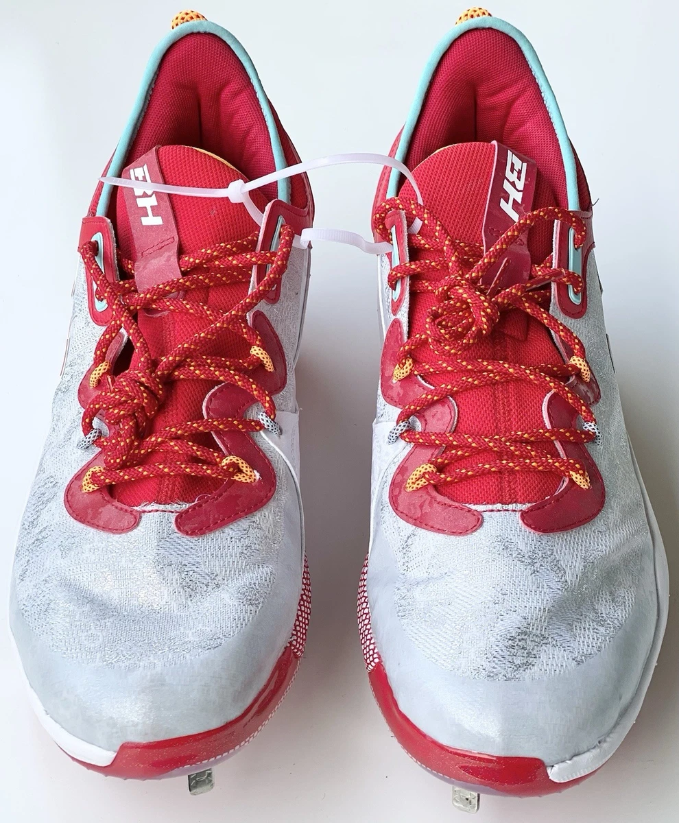 Under Armour Harper 8 ST Low White Red for sale | eBay