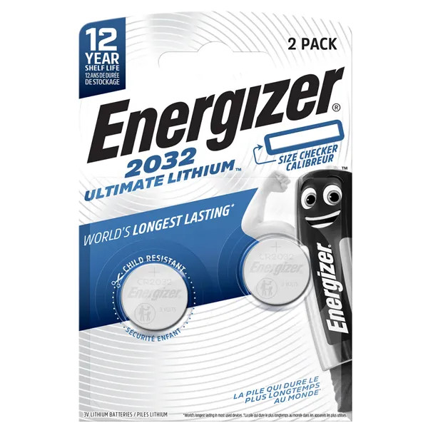 Pila Ultimate Lithium Energizer - CR2032 - 3V - E304206200 (Conf. 2)