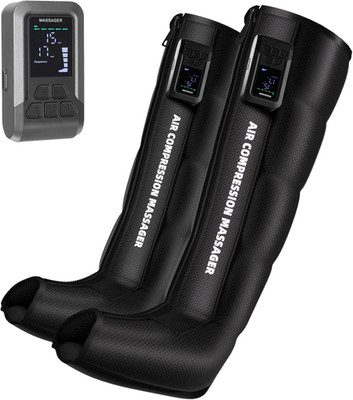 Cordless Air Compression Leg Massager for Pain Relief & Circulation - 7 Modes