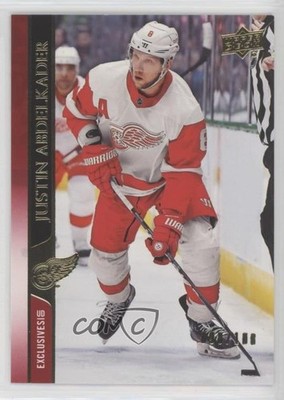 2020-21 Upper Deck UD Exclusives 38/100 Justin Abdelkader #64 0d14
