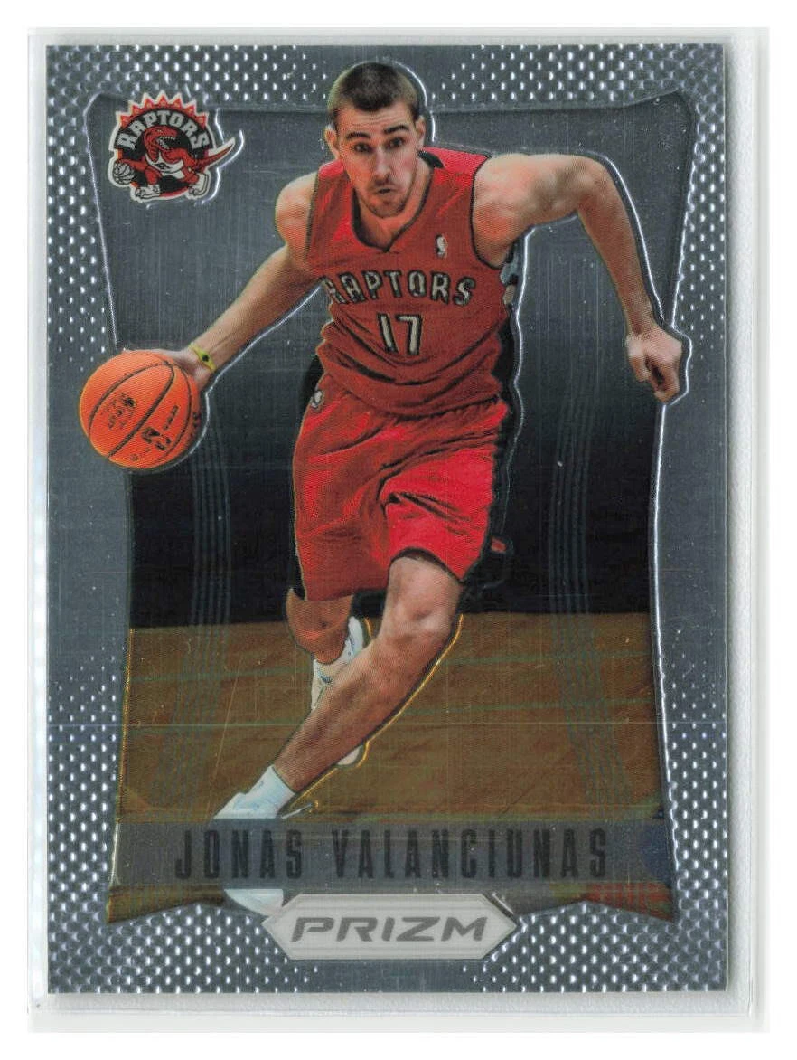 Jonas Valanciunas Basketball Toronto Raptors Rookie Sports Trading