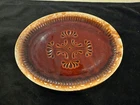 Vintage McCoy Serving Platter #7062 Brown Drip Glaze  USA