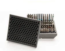 1/4" Hex Driver Bit Organizer Universal and with Milwaukee Packout 3 Drawer tool