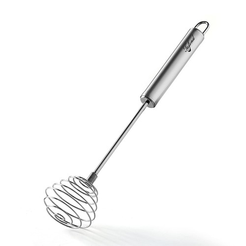 Whisk, Stainless Steel Spring Whisk, Balloon Whisk Egg Beater for Blending, W...