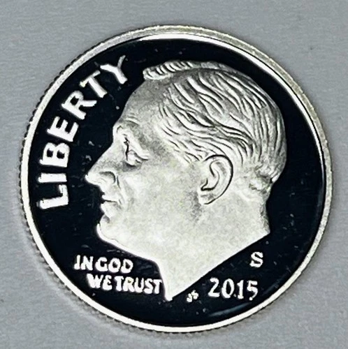 2015-S Silver Proof Roosevelt Dime .900 San Francisco Mint 90% Silver PR