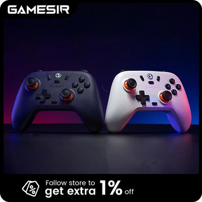 GameSir Nova Lite Wireless Gamepad, Bluetooth Gaming Controller with Hall