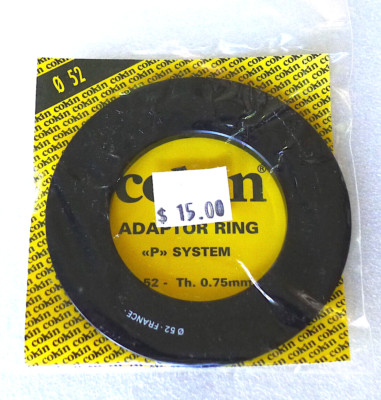 52mm Cokin P Series P452 Adapter Ring - NEW