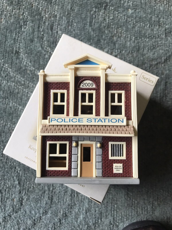 Hallmark, Keepsake, Ornament, Korners Police Station, Nostalgic Houses & Shops,