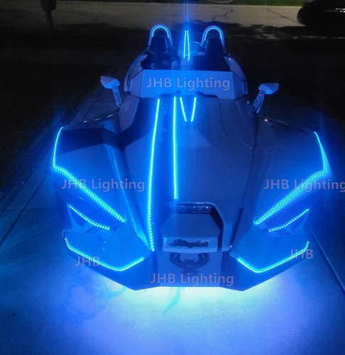 4FT x16pcs CHASING FLOW LED Slingshots Canam Ryker Remote APP Strips Lights KIT - Picture 12 of 17