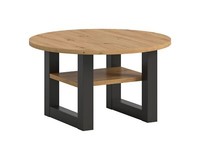 Xonox.Home Couchtisch Wohnzimmertisch Beistelltisch Seattle Artisan Eiche 75X42