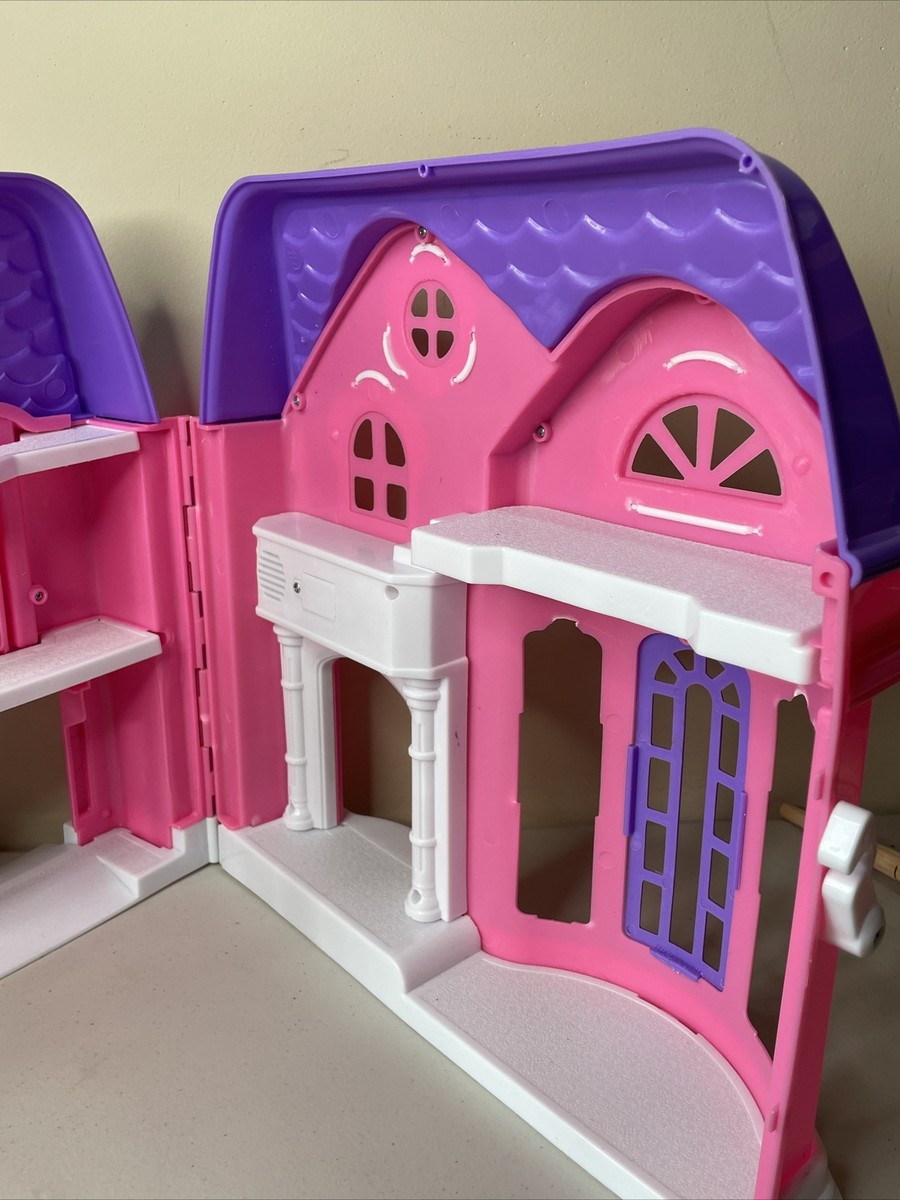 Pink and Purple Kid Connection Light and Sound Dollhouse 