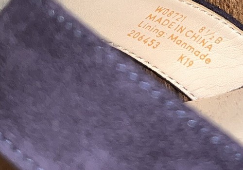 Women’s Cole Haan Block Heels 8.5 Suede Blue - Picture 4 of 10