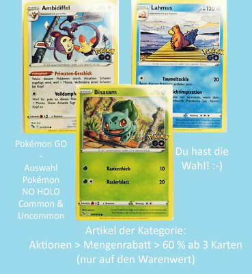 Pokémon Karten | Einzelkarten | Auswahl | Pokémon GO | DE NM