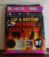 Woman’s 2 Piece Top & Bottom Thermal Base Layer set- 2XL NIP