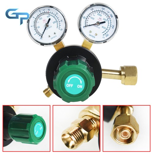 Dual Welding Gas Gauges, Oxygen (CGA-540) and Acetylene (CGA-510) Regulators Com - Picture 6 of 11