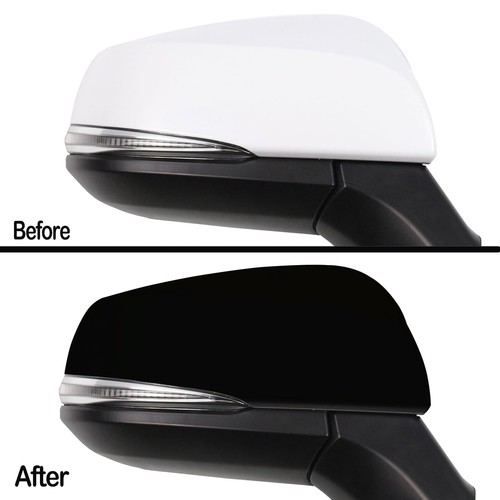 Gloss Black Exterior Side Wing Mirror Cover Cap Casing For 2019-2023 Toyota RAV4 - Picture 7 of 12