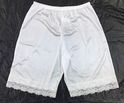 Pink Petals ladies white soft silky lace sleep underpants night sleepwear panty