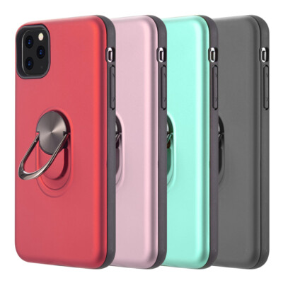 For Apple iPhone 11 /PRO Max Ring Case Hybrid Rugged Protector Stand ...