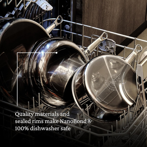 - Nanobond Collection - Titanium Stainless Steel 1.5-Quart Sauce Pan with Lid - - Picture 11 of 11