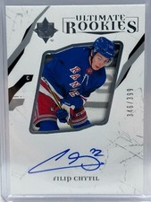 2017-18 Ultimate Collection Rookies /399 Filip Chytil Rookie Auto Rangers