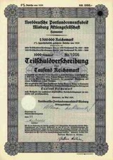 Norddeutsche Portlandcementfabrik Misburg 1939 Hannover Salder Wunstorf Holcim T