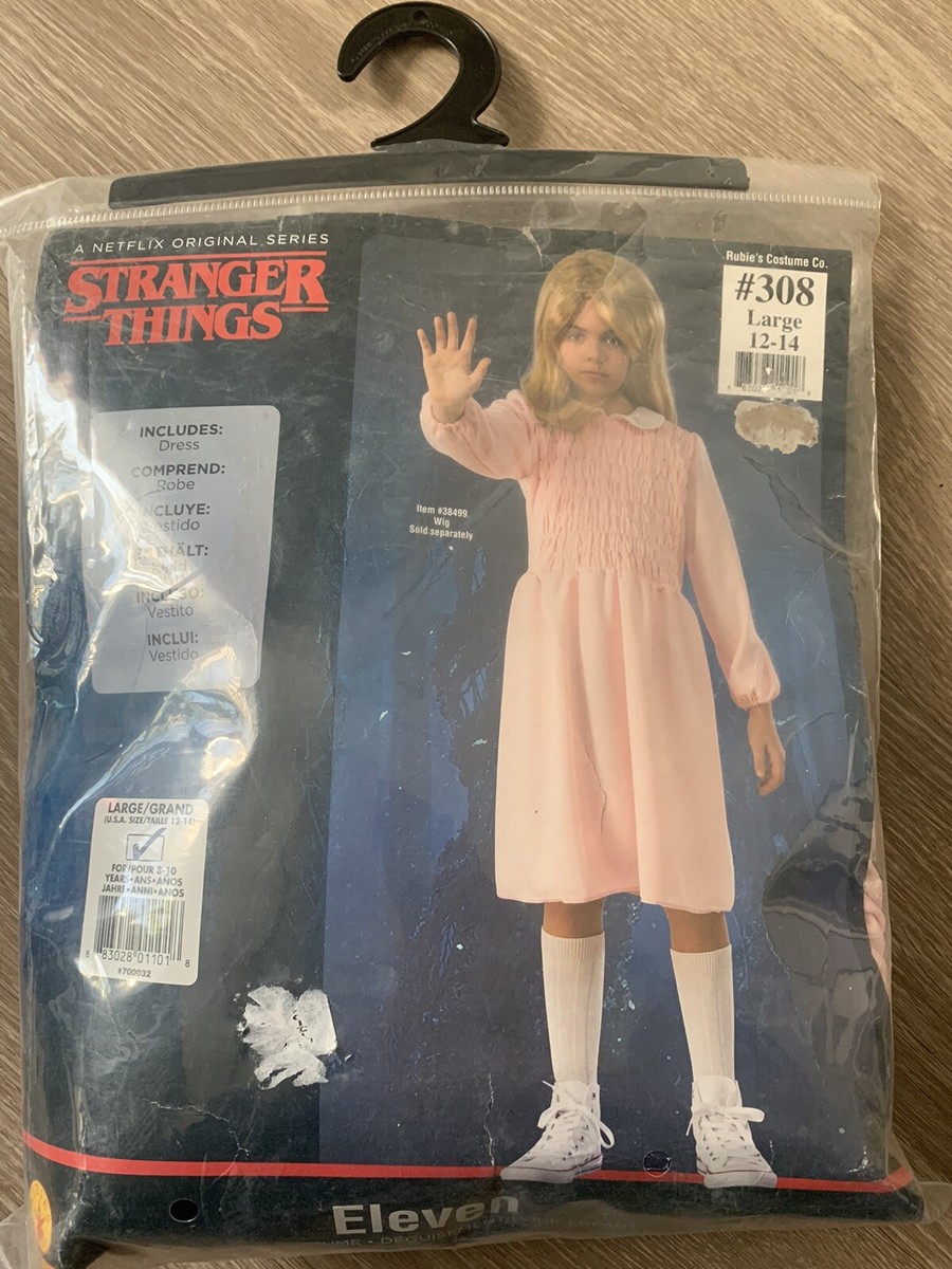 strapless open back dress Movie Stranger Things Eleven Cosplay Costumes – MY Store main image 1