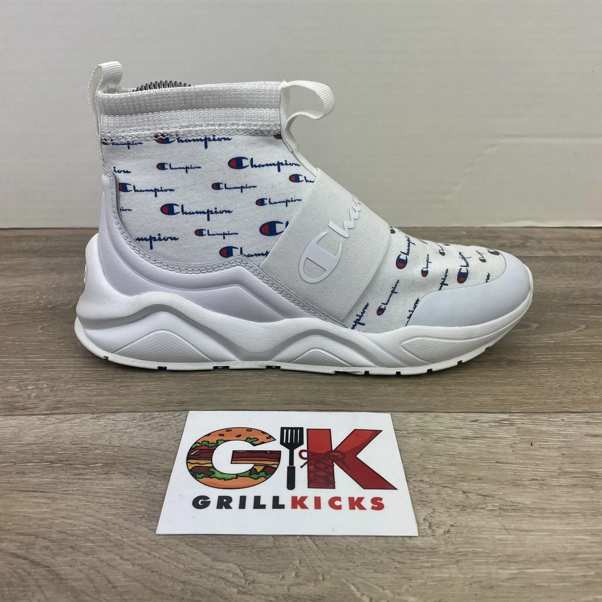 Champion sock shoes womens white hotsell