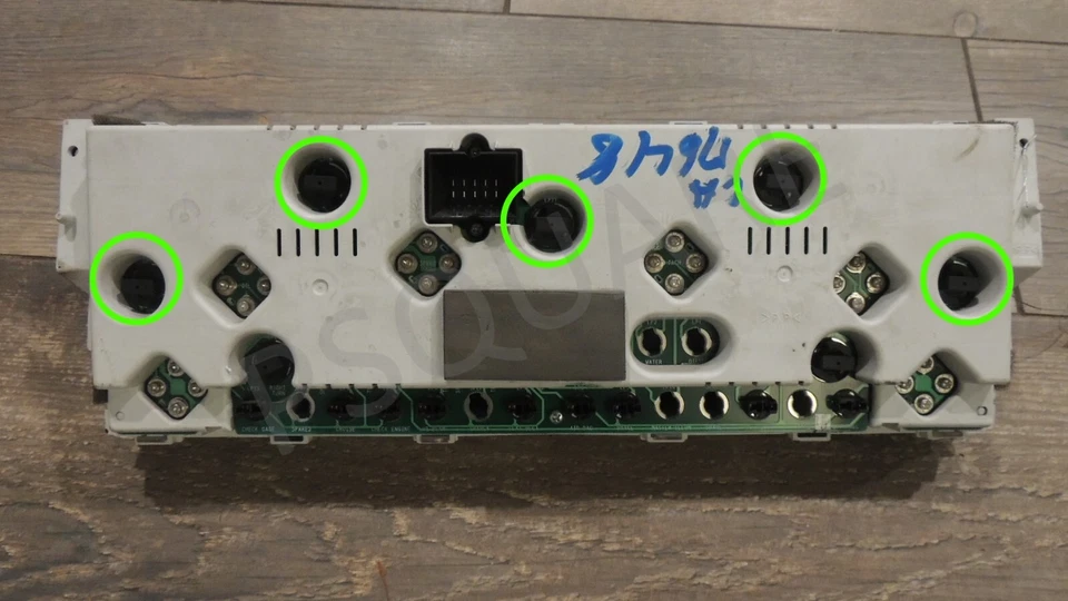 Kit de instrumentos LED de tablero de calibre azul para Jeep 96 98 Grand Cherokee ZJ Foto 2 de 2