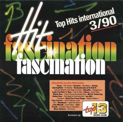 CD Various Artists - Top 13 Music  Hit Fascination - Top Hits International 3/90