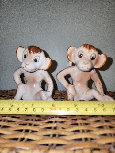 Vintage Keramik Funky Affe Salz und Pfeffer Shaker - Bild 6 von 7