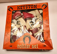 Keyston Big Buck Two Cap Shooter Holster Set in Original Box