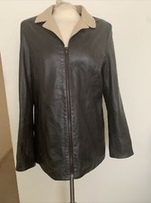 Peruzzi Firenze Super Soft Leather Jacket Sz 44 Italy