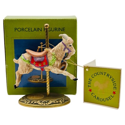 Willits Designs Countryside Carousel Goat Figurine Collectible IN BOX HTF