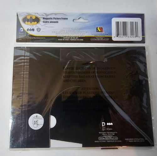 BATMAN Magnetic Table Top HOLOGRAPHIC Picture Frame 4"x6" DC COMICS ~ NEW SEALED - Picture 2 of 2