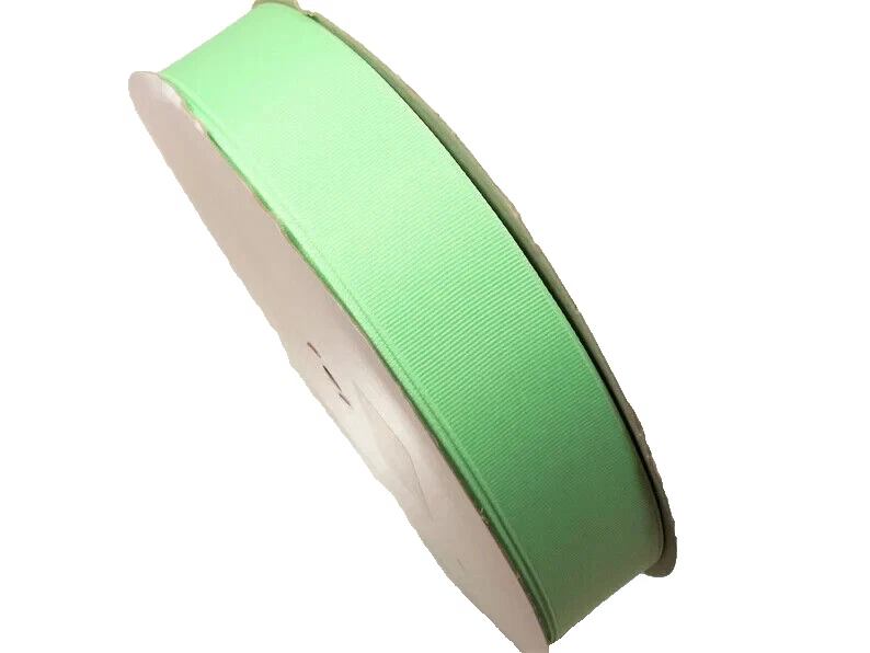Light Green Grosgrain Ribbon 1 1/2" wide x 10 yards Schiff Brand Key Lime B12 - Image 2 of 4