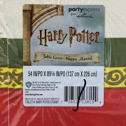 3 Party Express Hallmark Harry Potter Paper Tablecloths Quidditch Golden Snitch - Picture 6 of 6