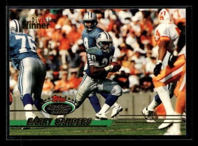 1993 Stadium Club Barry Sanders Super Teams Division Winners #120 FX3902