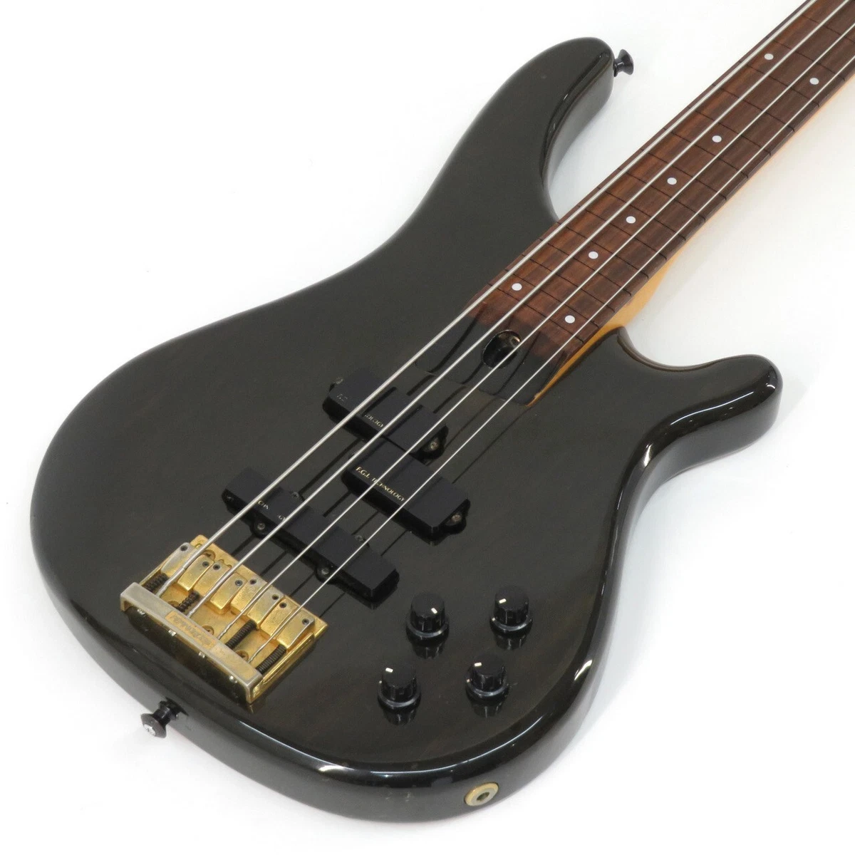 Used FERNANDES FRB-70 Mod See-Thru Black PJ Bass Fretless 40kg W