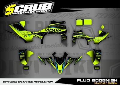 Kit Décalcomanie Complet Yamaha YFZ450R - Graphiques Rouges - Pour Modèles 2014 à 2023 - Neuf