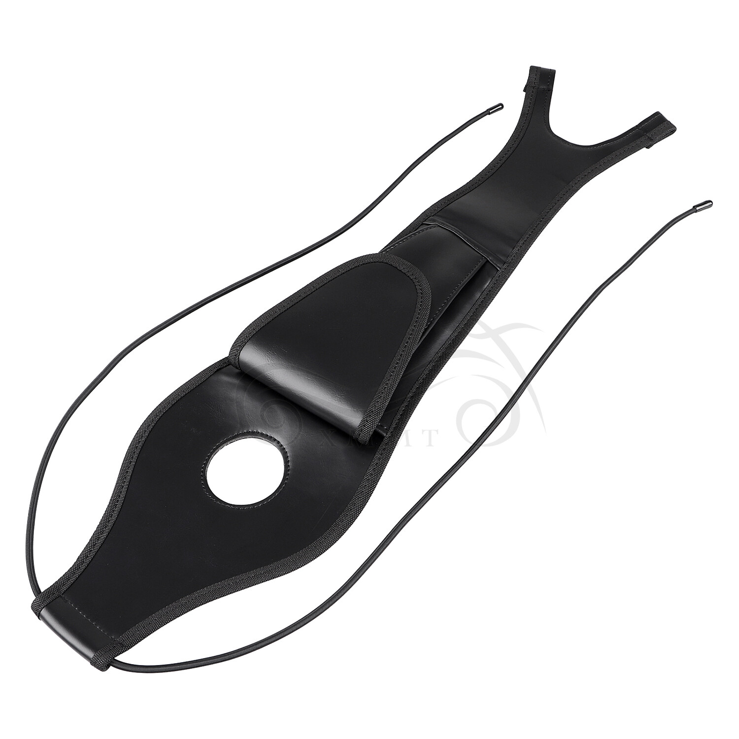 PU Leather Fuel Tank Bib Cover w/ Pouch For Harley Sportster 883 Police XL883P