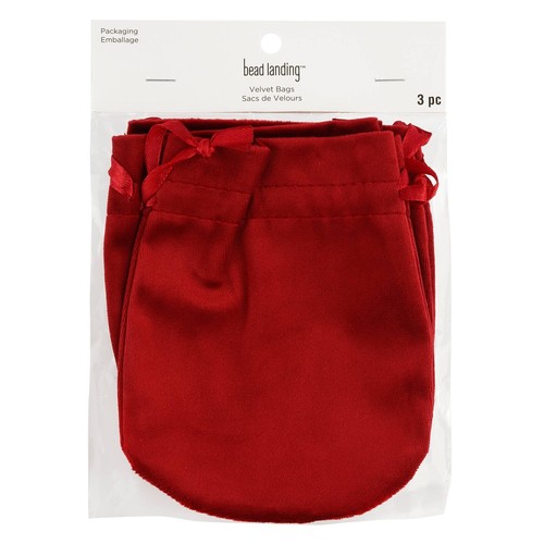 6" Jewelry Packaging Velvet Bags by Bead Landing™, 3ct.