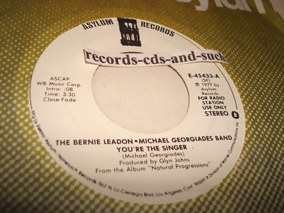 Bernie Leadon-Michael Georgiades Band-You're The Singer(EAGLES) ST/M NM VINYL 45
