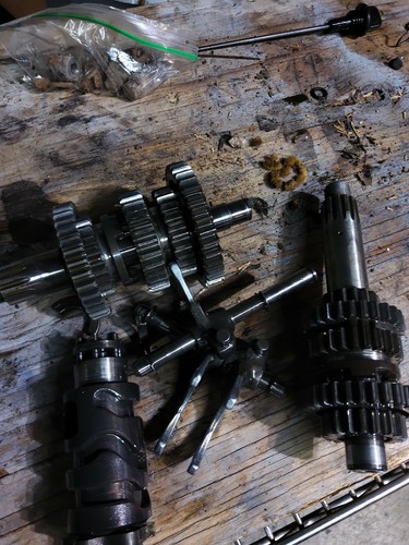1974 Yamaha Dt250a transmission