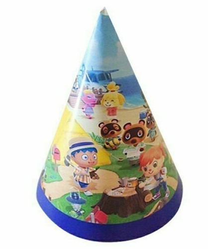 Animal & Crossing Theme Birthday Party Supplies Plate Balloons Banner Decoration - Picture 8 of 9