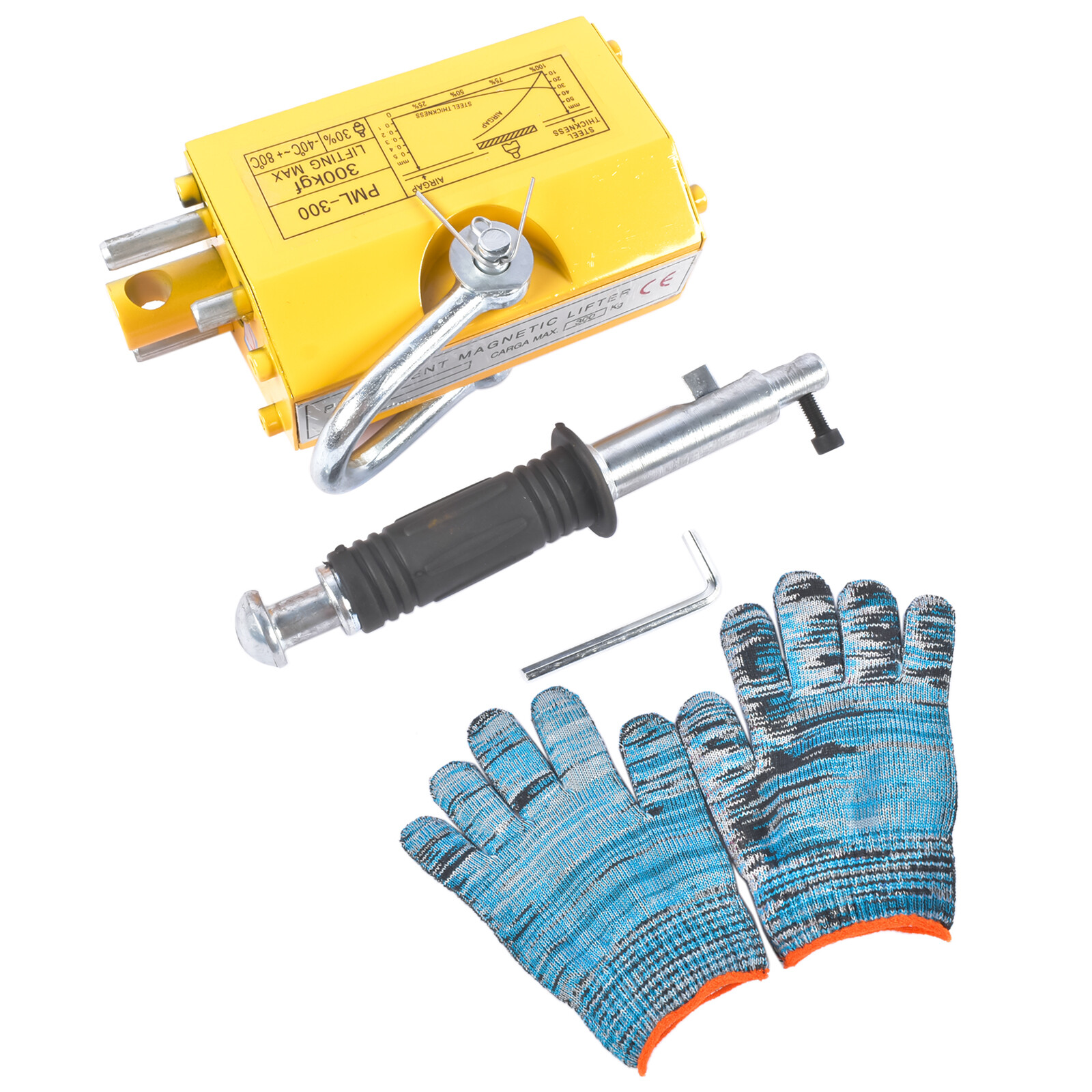 Permanent Magnetic Lifter Lifting Magnet 300 kg with Strong Neodymium Magnets