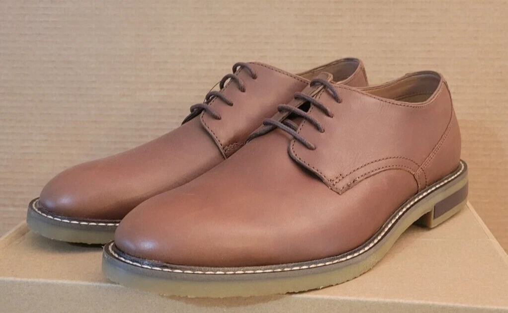 Clarks Jaxen Oxford basso taglia 8 pelle marrone 26165184